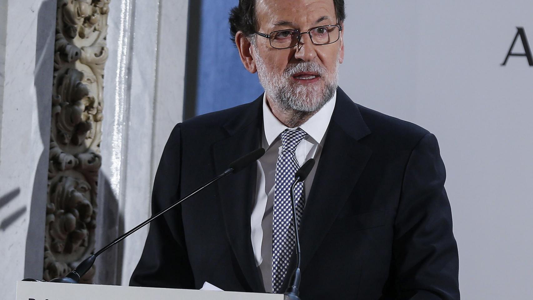 Rajoy durante su intervención en el foro ABC-Deloitte