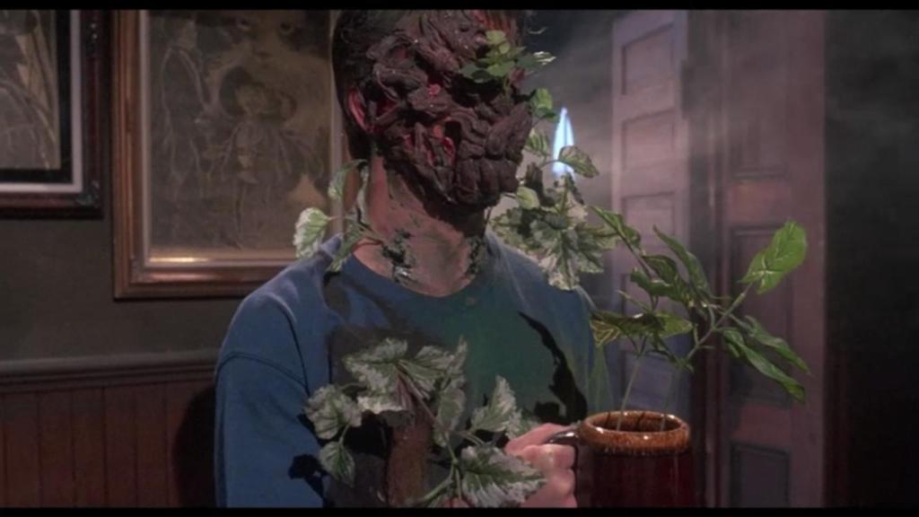 Un hombre planta en Troll 2.