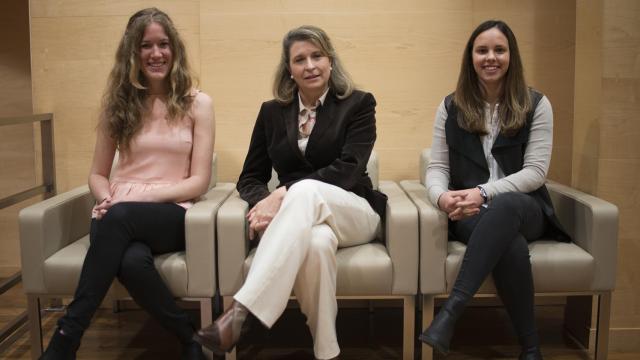 Jessica Amo, Sara Gómez y Montse Cervera.