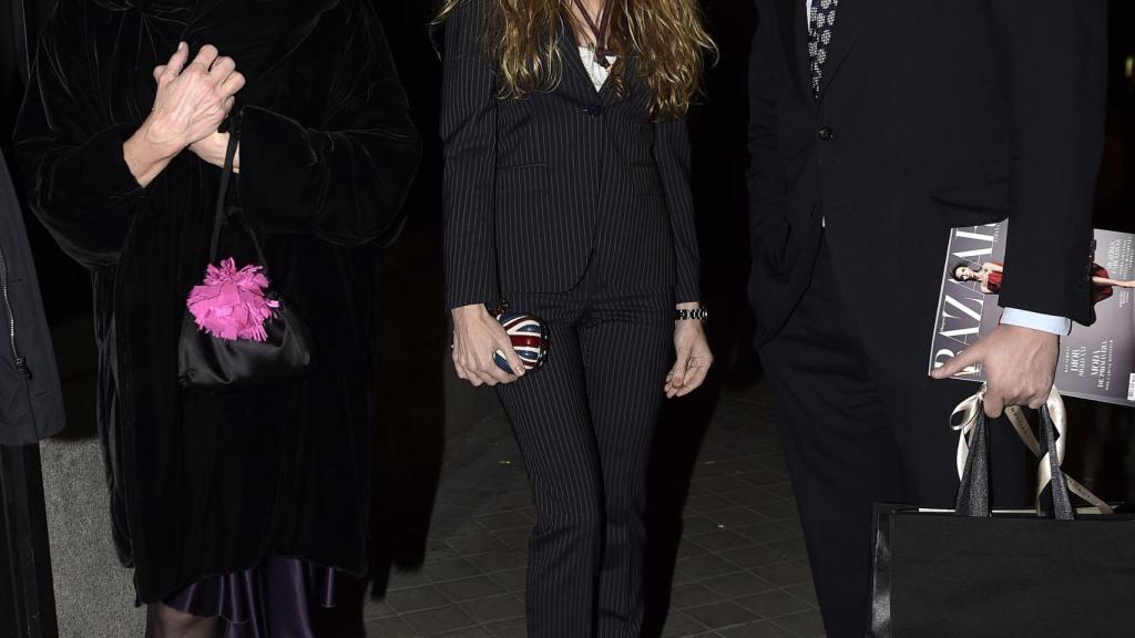 Carmen Cervera, Blanca Cuesta y Borja Thyssen, en una imagen de archivo