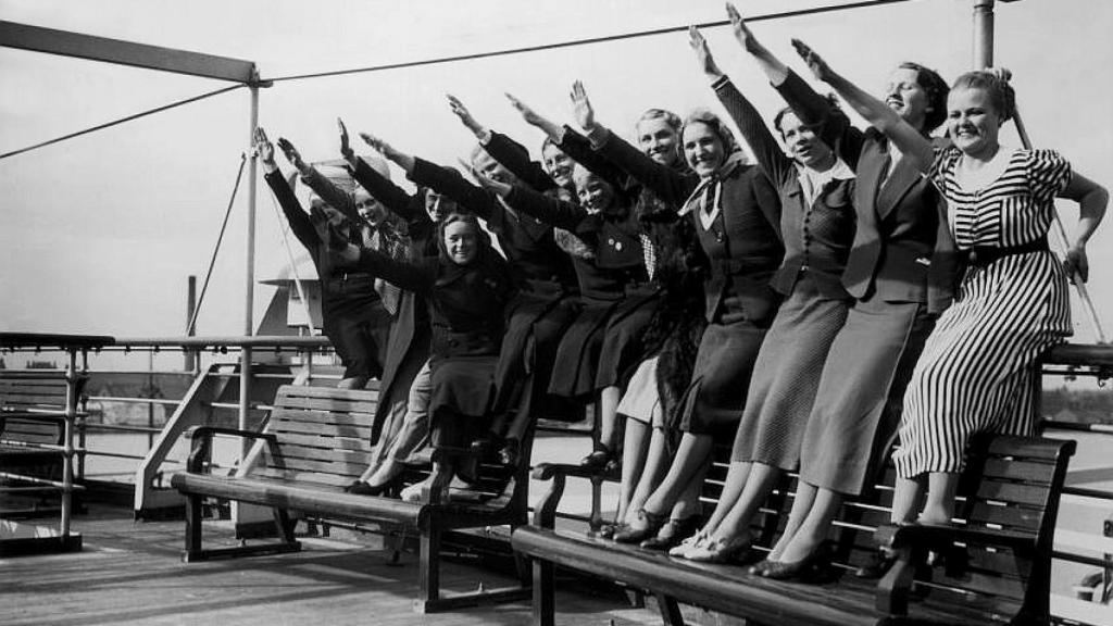 Las tropas en el barco Wilhelm Gustloff.