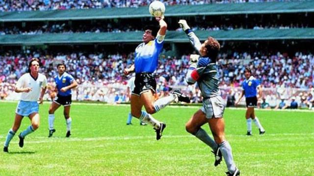 'La mano de Dios' de Maradona