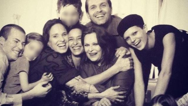 La familia Bosé hace unos años.