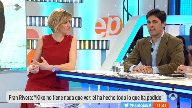 Un momento de la intervención de Fran Rivera en Espejo Público.