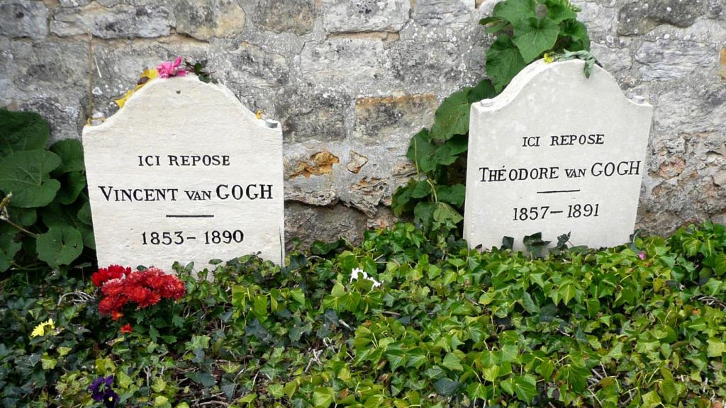 Tumba de Van Gogh y su herman antes de las inundaciones.