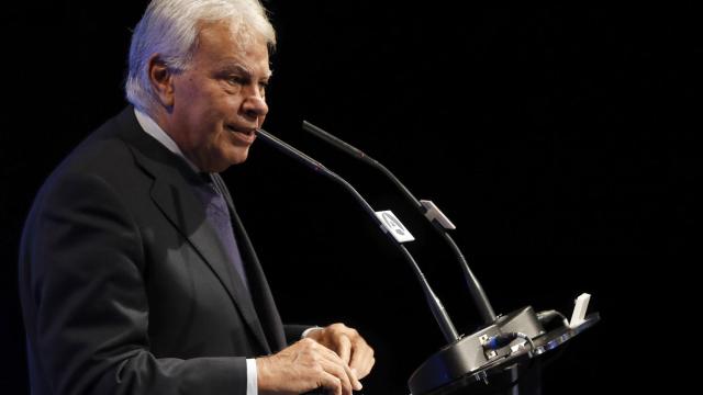 Felipe González, en un acto de Casa de América.