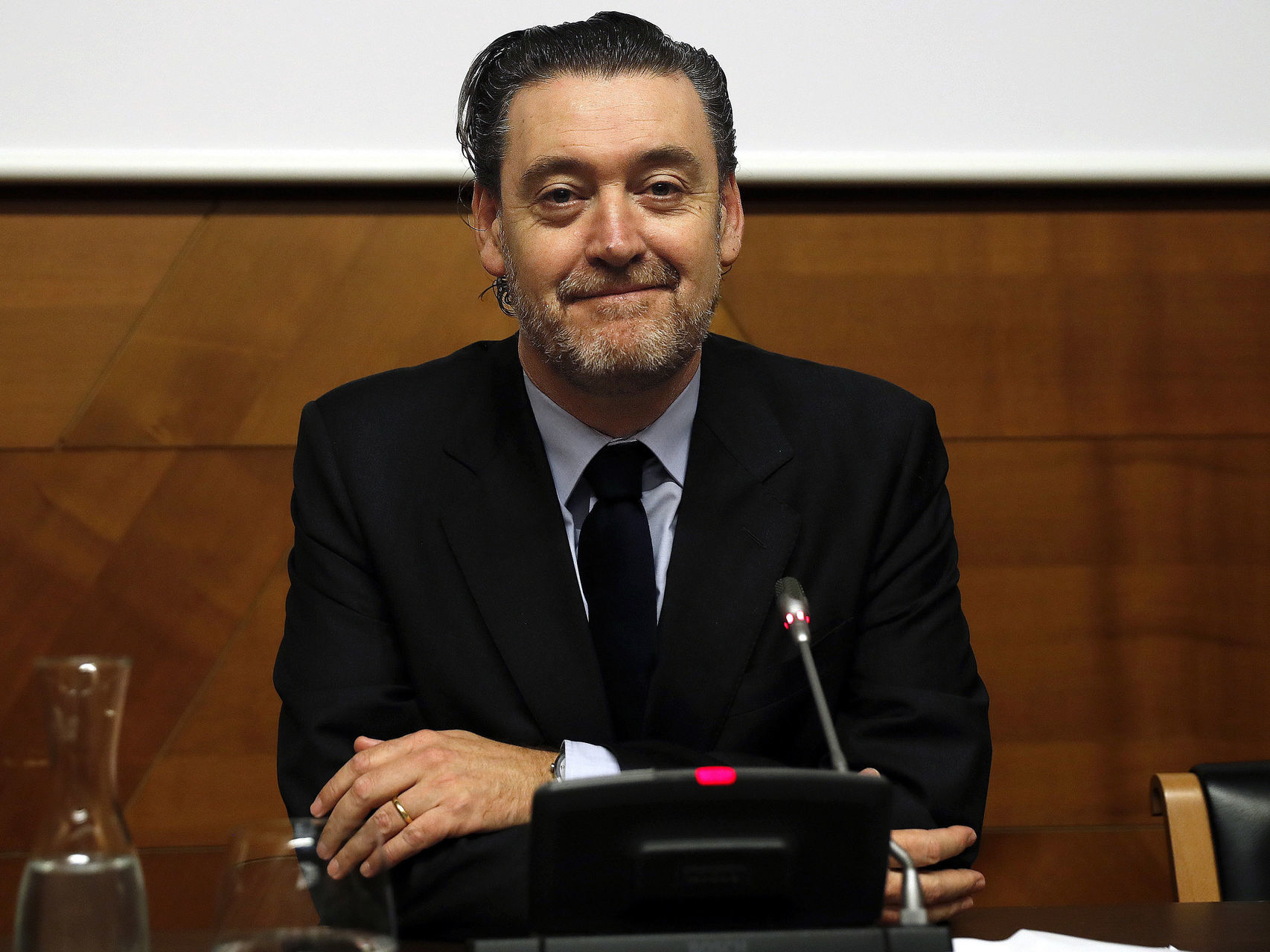 Miguel Zugaza el día del anuncio de su marcha.