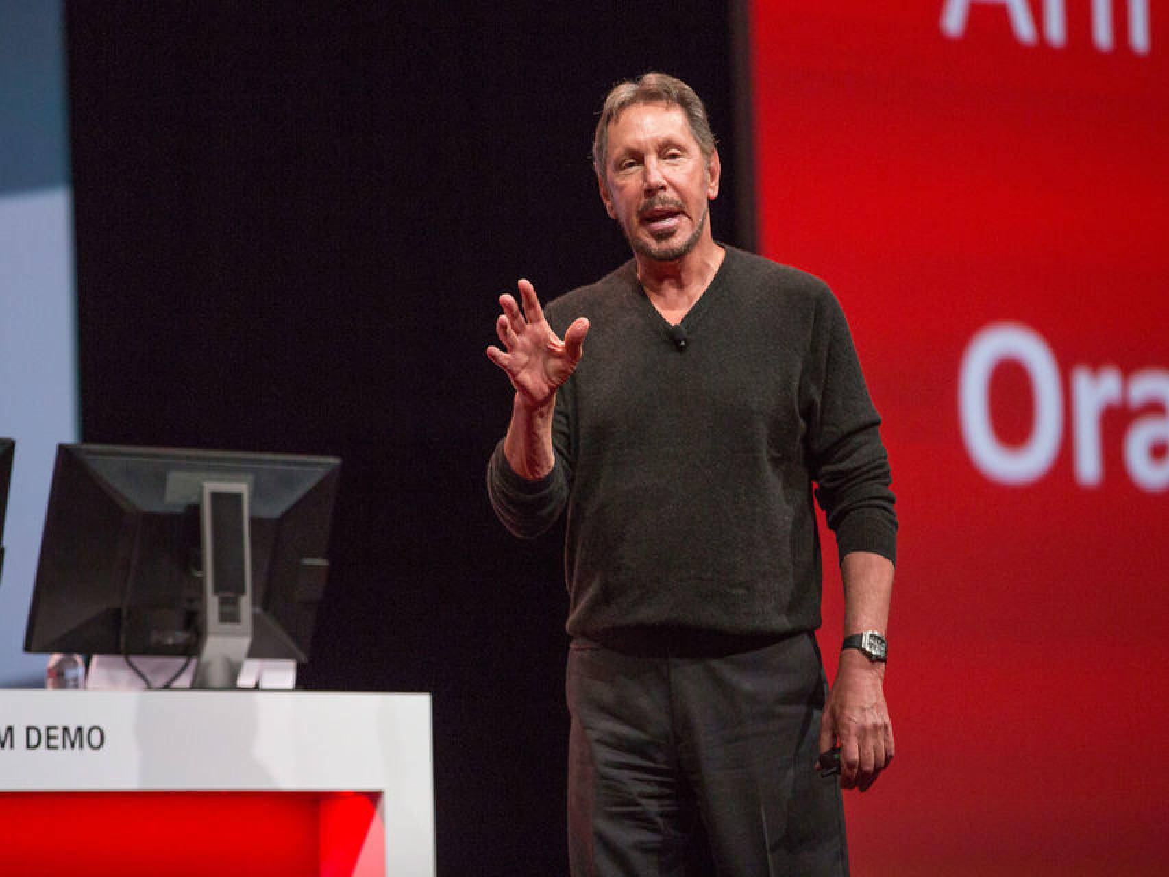 El cofundador de Oracle, Larry Ellison.