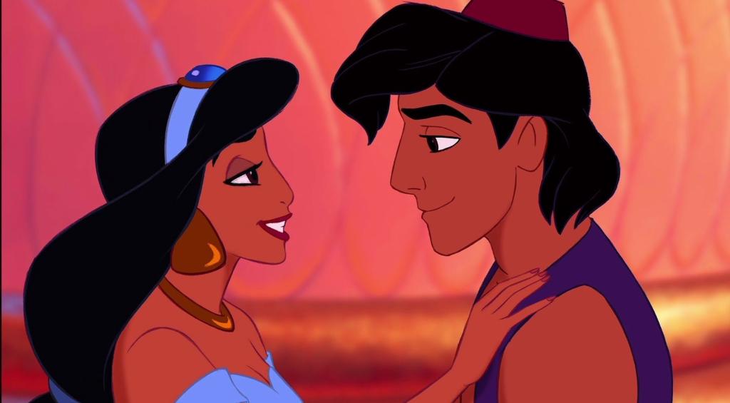 Aladdín y Jasmin.