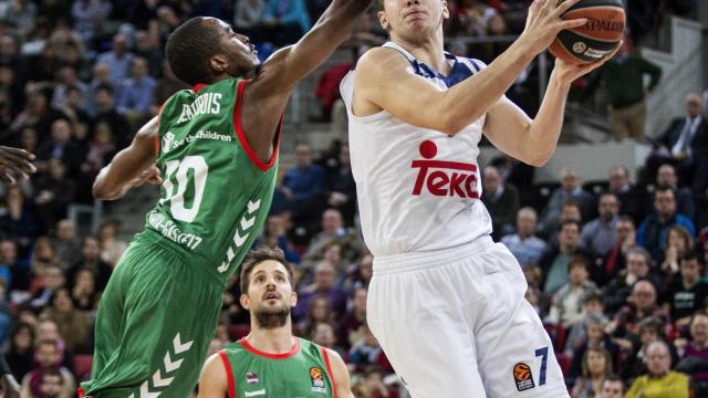 Luka Doncic durante el Baskonia-Real Madrid.