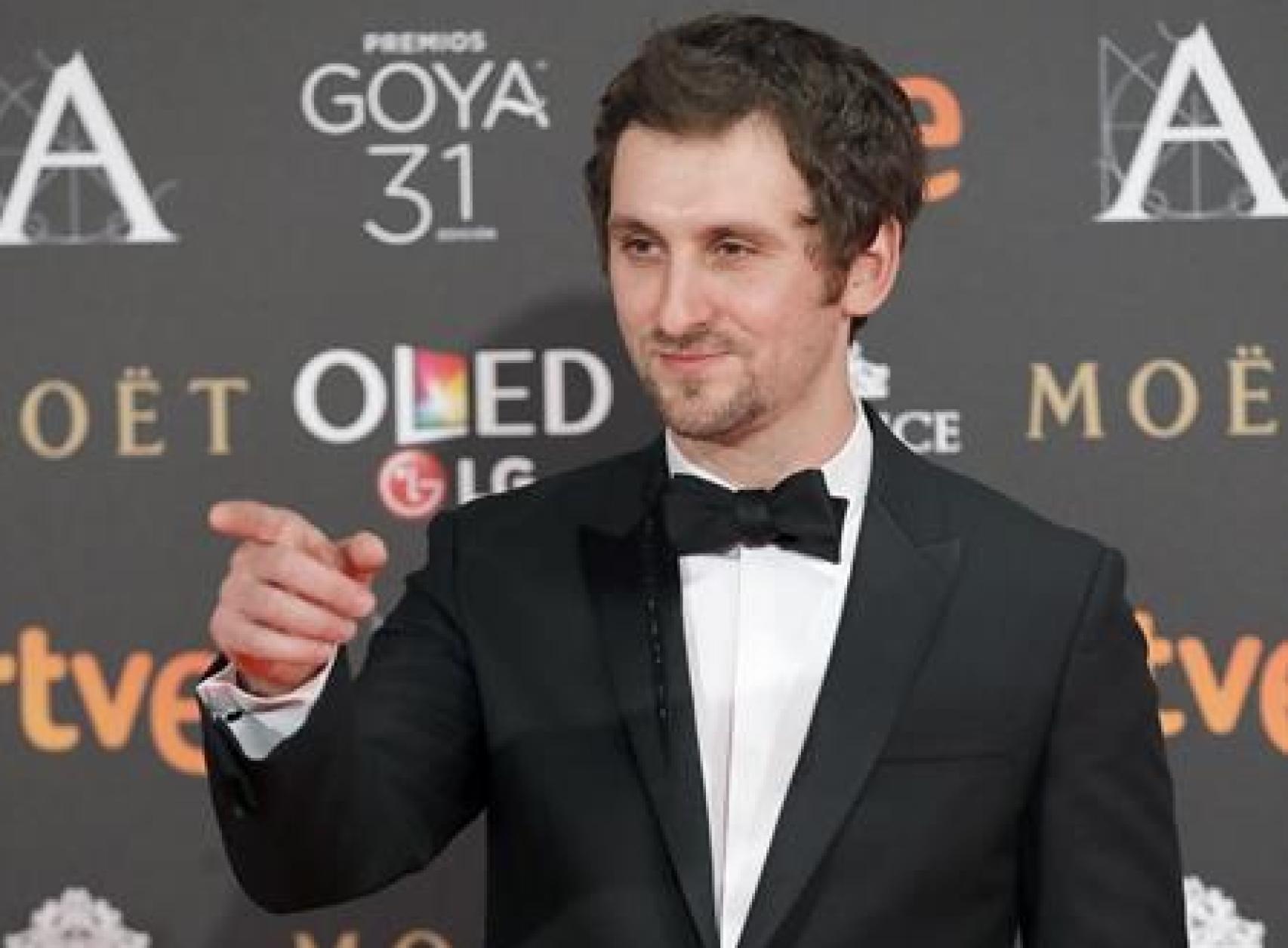 Raúl Arévalo, en la alfombra roja.