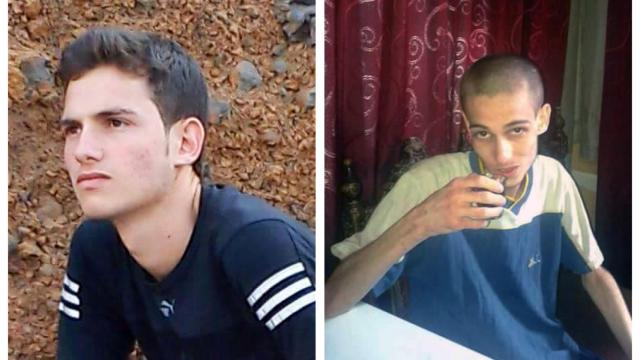 El ex prisionero de Saydana, Omar al-Shogre, antes de ser detenido y poco después de ser liberado © Private