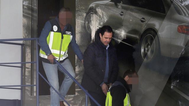 Miguel López , detenido como presunto autor del crimen.