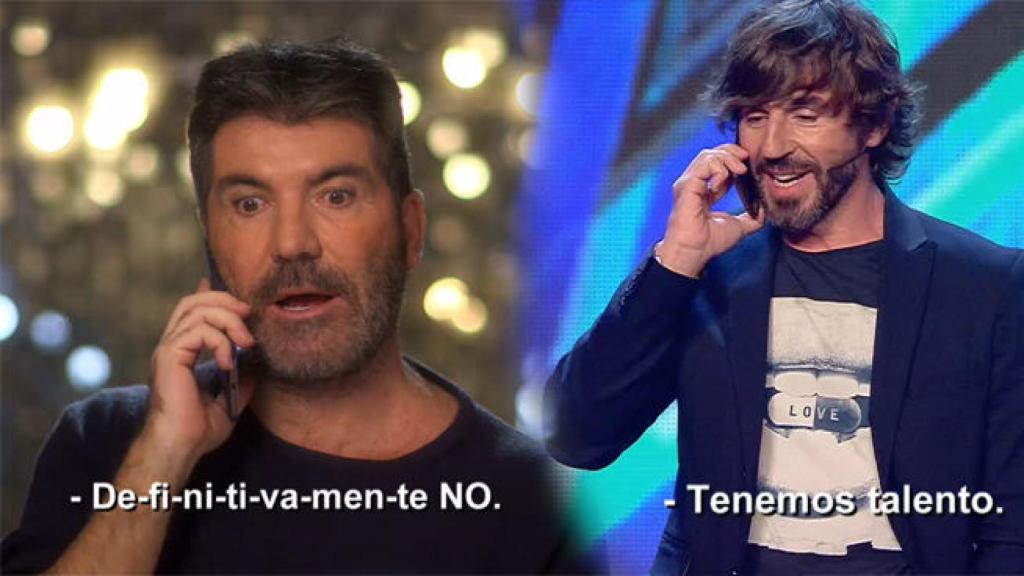 Así fue el cameo de Simon Cowell en el 'Got Talent' de Telecinco