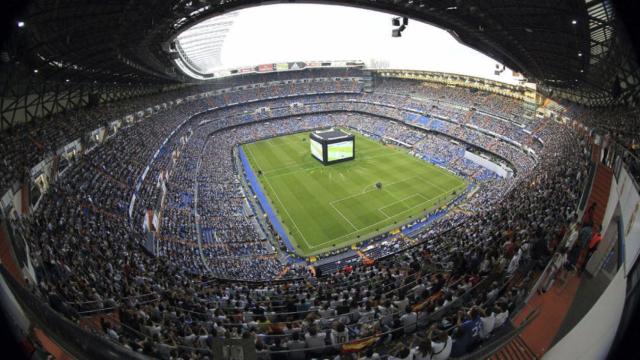 Estadio Santiago Bernabéu.