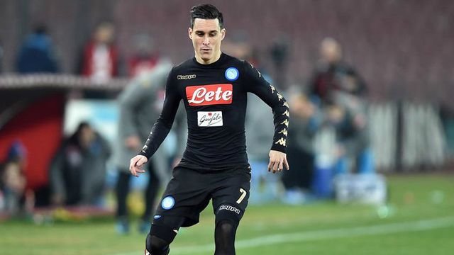 Callejón ante el Fiorentina. Foto: sscnapoli.com