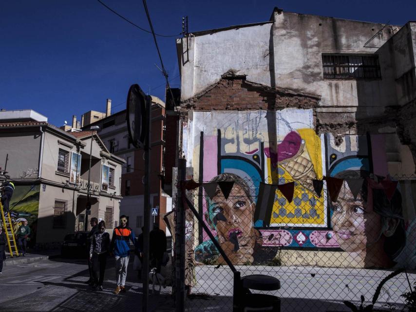 Grafiti del barrio Lagunillas.