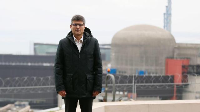 Stephane Brasseur, director de la central, tras la explosión.