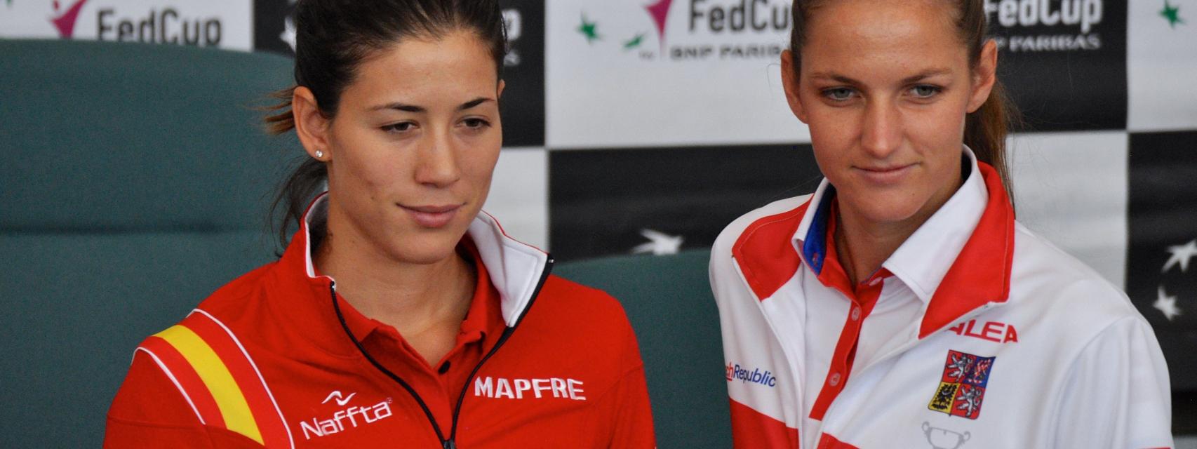 Garbiñe Muguruza y Karolina Pliskova.
