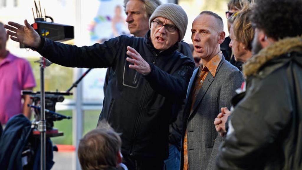 Danny Boyle en el rodaje de Trainspotting 2.