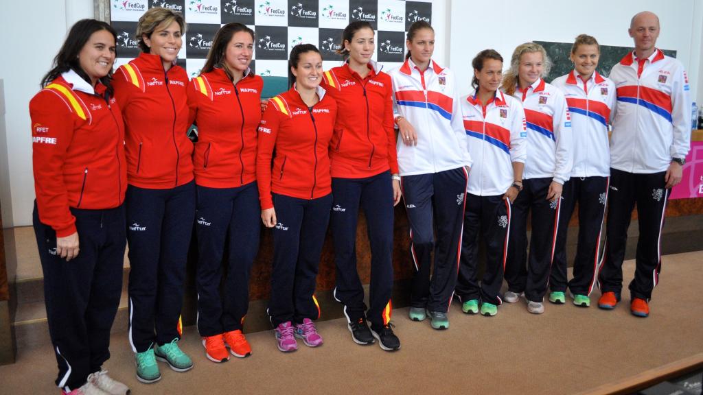 Equipos de España y República Checa en Copa Federación.