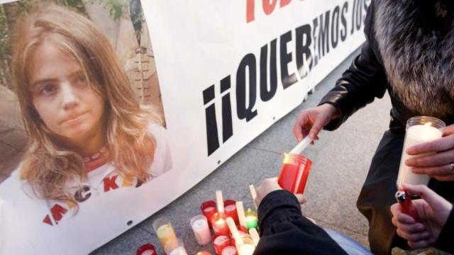 Pancarta con el rostro de Marta del Castillo