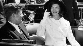 John F. Kennedy y Jacqueline Kennedy el 27 de marzo de 1963 en Washington.