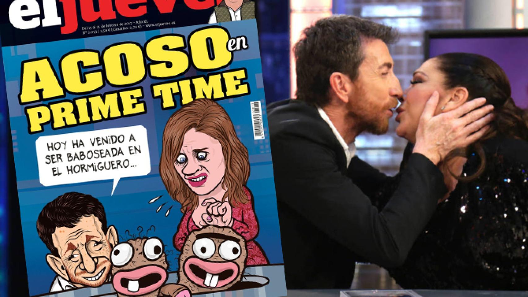 El Jueves acusa a Pablo Motos de ser un baboso con sus invitadas en 'El Hormiguero'