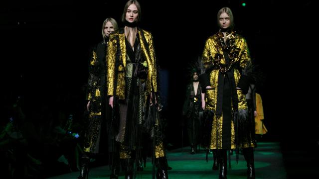 Juan Vidal FW17, Mercedes Benz Fashion Week Madrid | Foto: Getty Images.