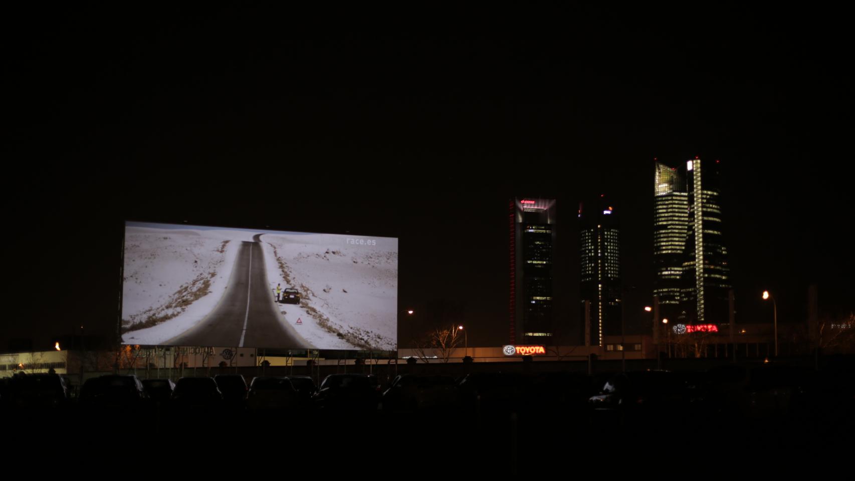 Así es el nuevo autocine de Madrid