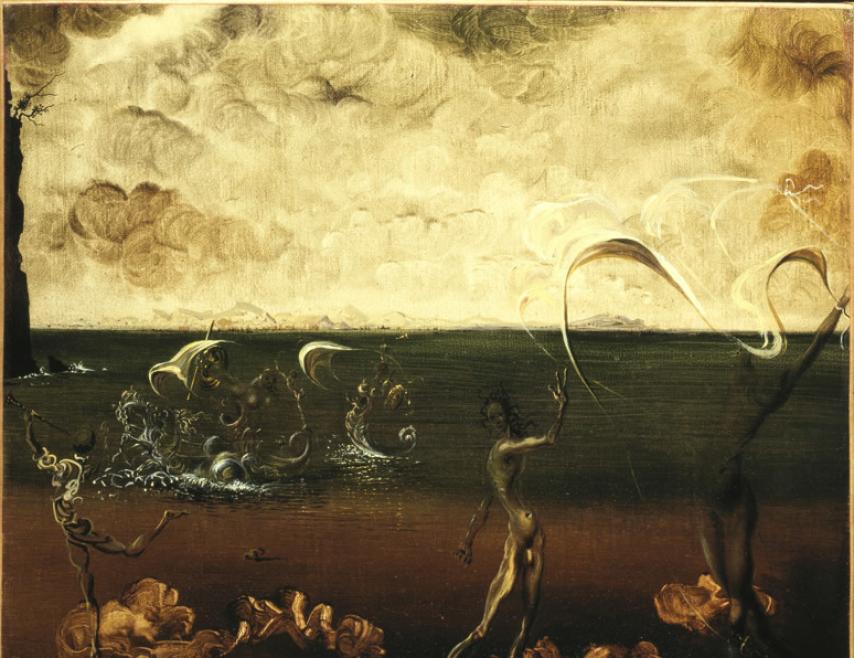 El cuadro de Dalí a la venta en la feria Arco, titulado El triunfo del Nautilus.