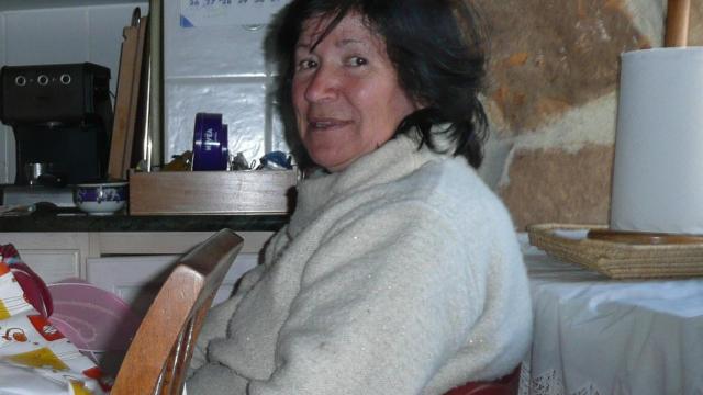 Mauricia Ibáñez, en su vivienda en la localidad burgalesa de Palacios de la Sierra.