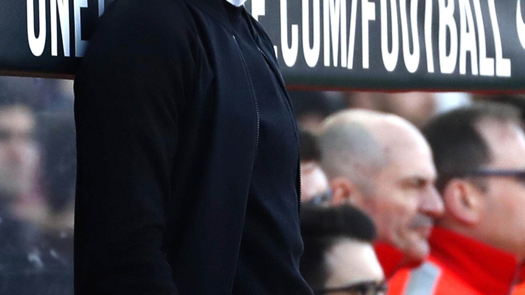 Luis Enrique en el Calderón.