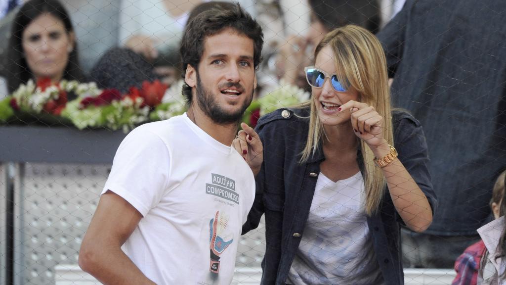 Feliciano López y Alba Carrillo.