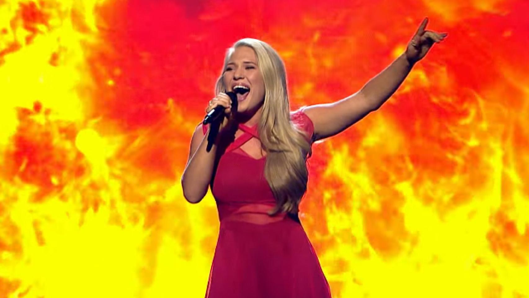 Anja Nissen, la representante de Dinamarca en Eurovisión 2017.