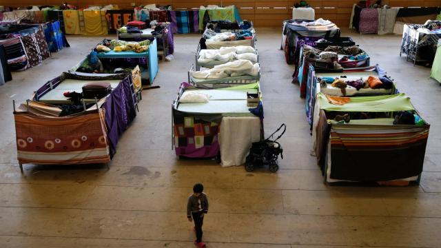 Un centro de refugiados en Berlín.