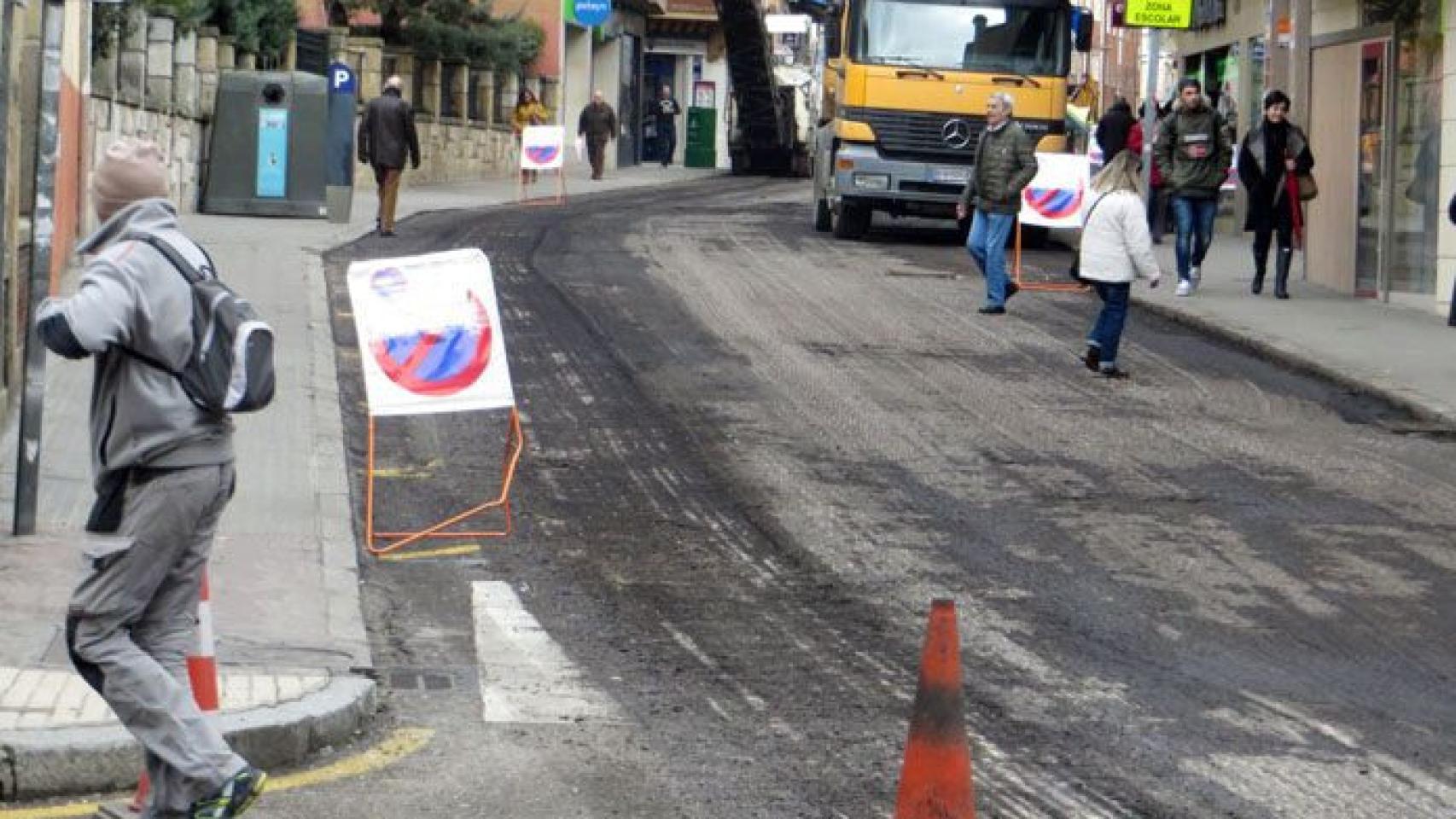 zamora obras asfaltado