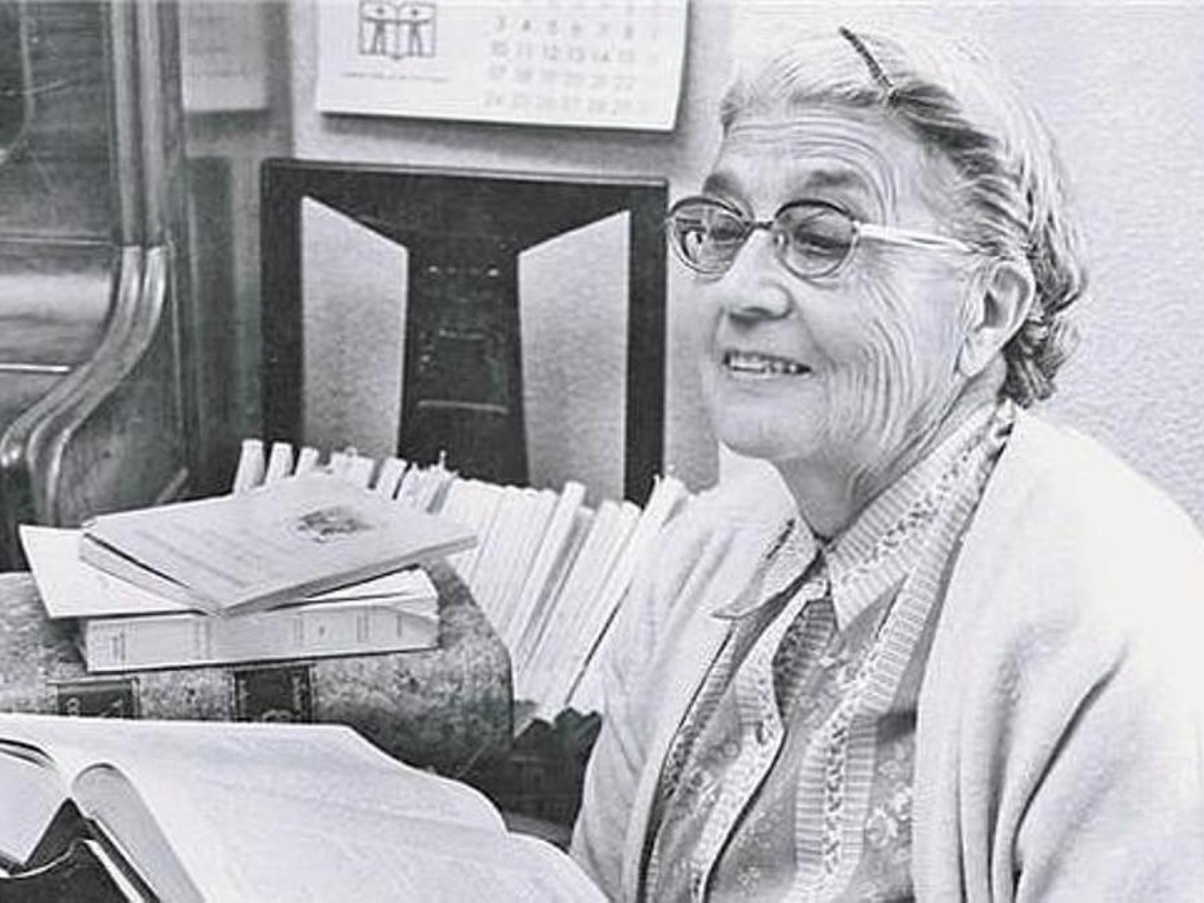 María Moliner, la lexicógrafa que publicó el Diccionario del Uso del Español.