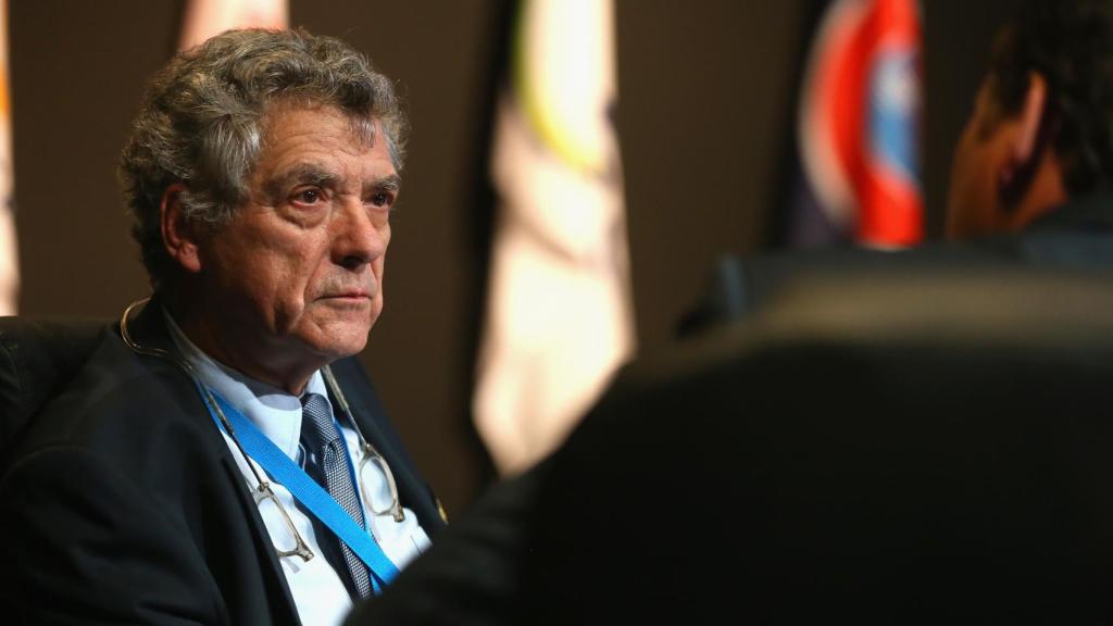 Ángel María Villar, en un Congreso de la FIFA (mayo de 2016).