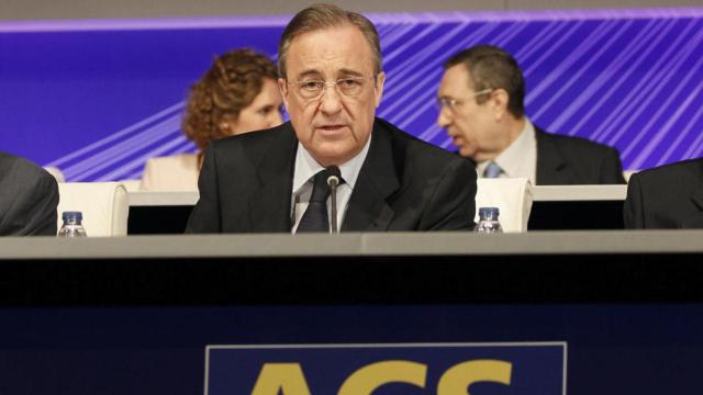 El presidente de ACS, Florentino Pérez.