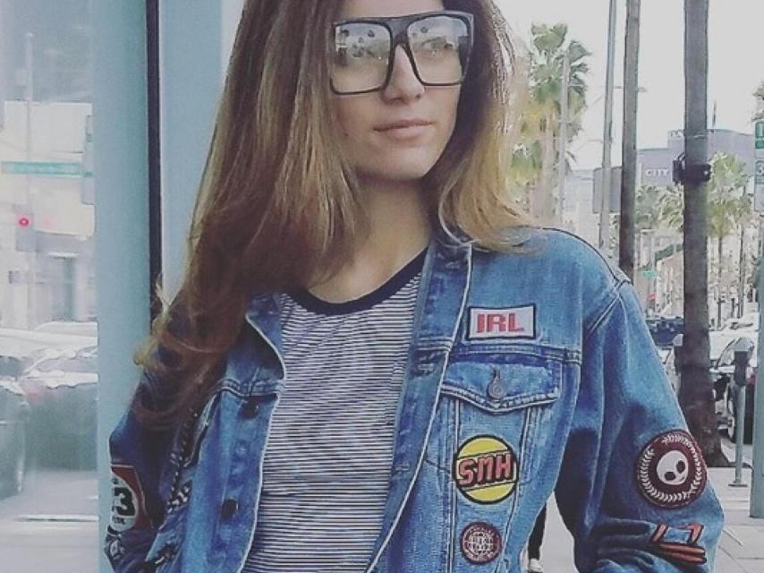 Blanca Blanco, en una de las imágenes que cuelga a diario en su perfil.