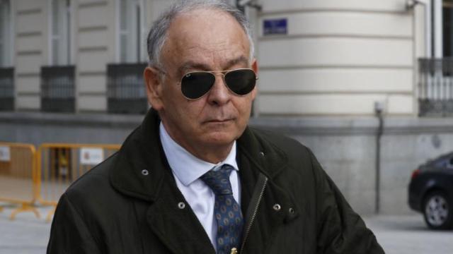El ex número 2 de la Policía, Eugenio Pino, a su llegada a la Audiencia Nacional.