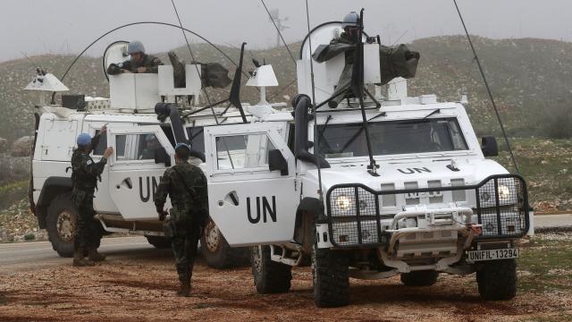 Militares españoles en Líbano, en una imagen de archivo.