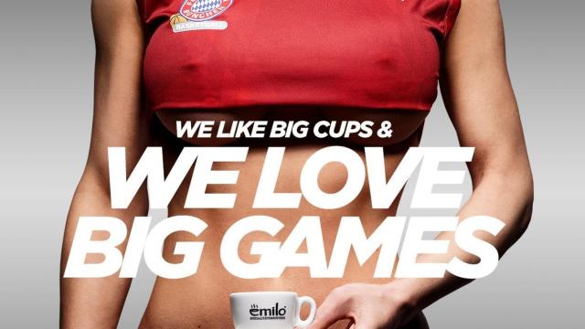 El polémico cartel anunciador del Bayern-Unicaja.