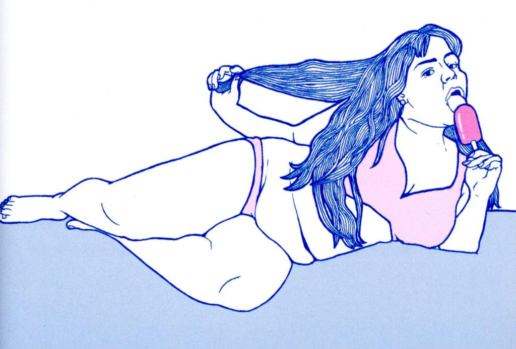 La portada de Que alguien se acueste conmigo, por favor, una novela gráfica de Gina Wynbrandt.