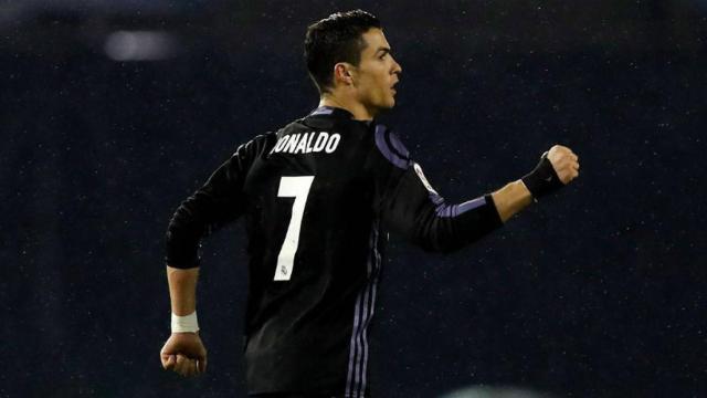 Cristiano celebra un gol