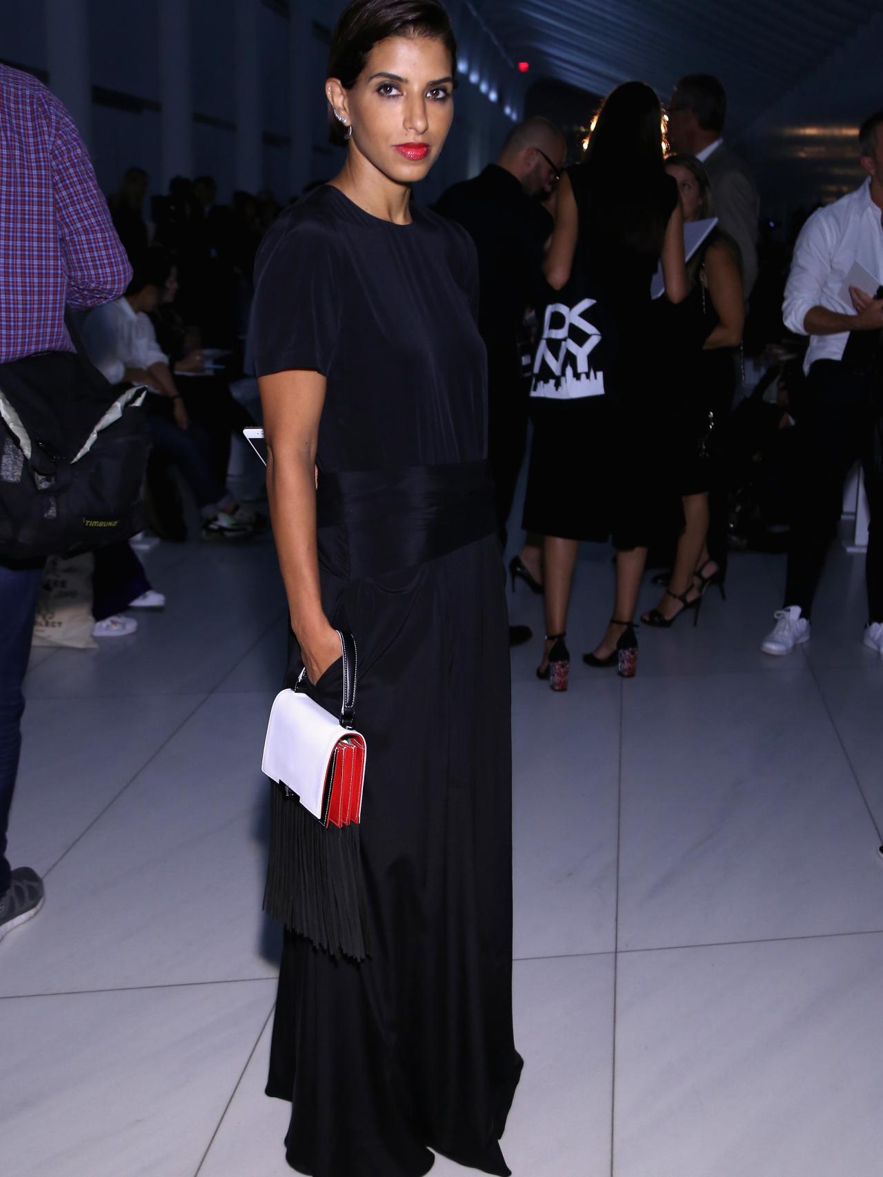 La princesa Deena en la Semana de la Moda de Nueva York en 2016.