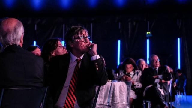 Simón Casas pensativo en la presentación de San Isidro.