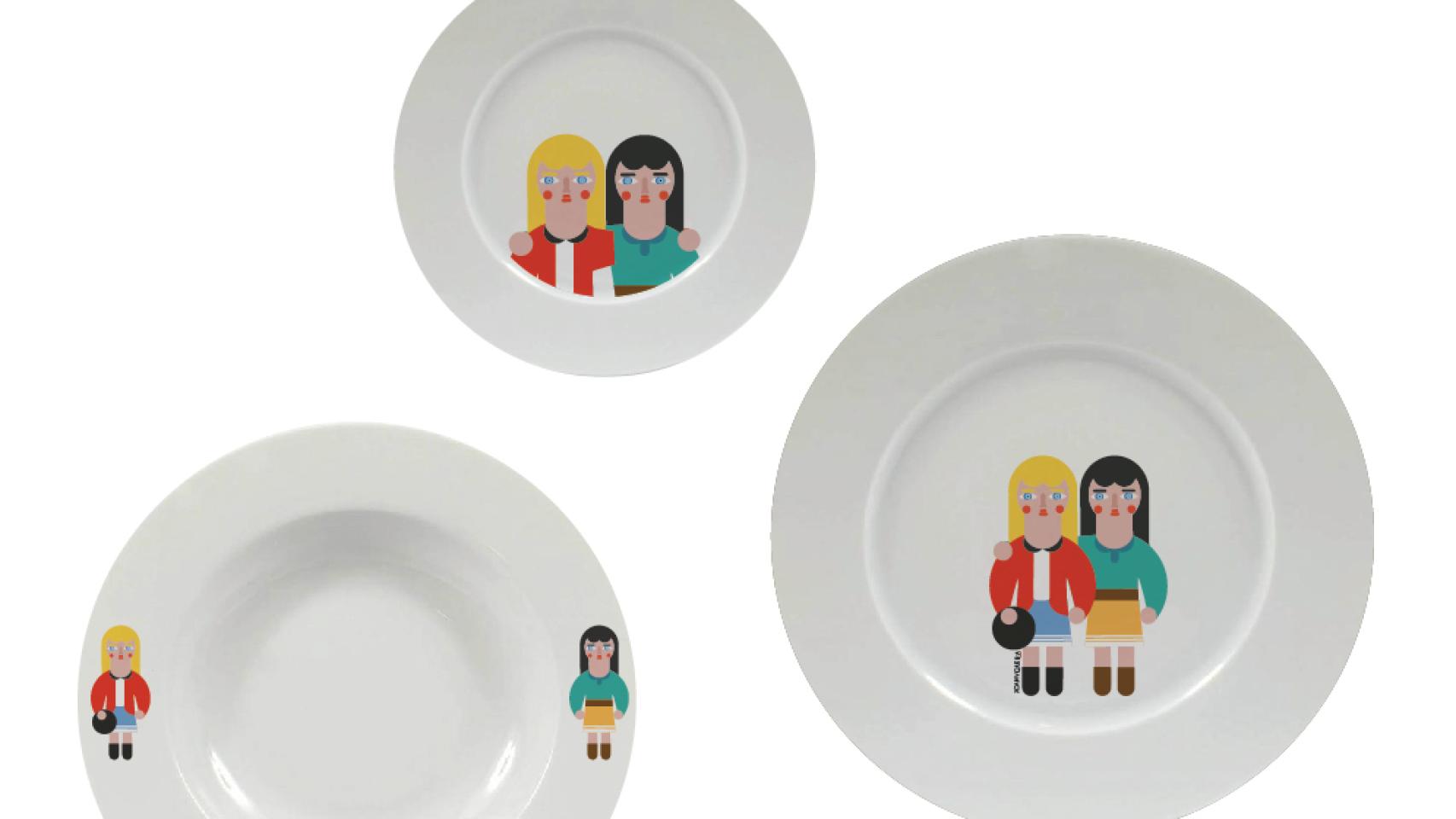 Vajillas de diseño: Xoan Viqueira