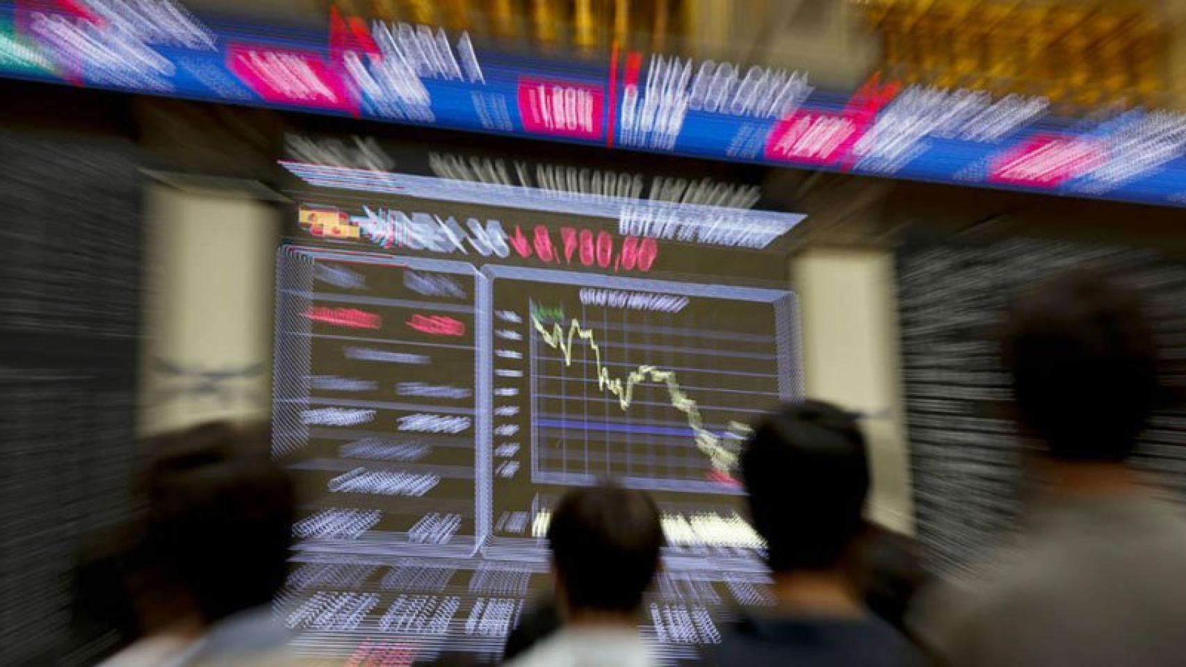 Bolsa de Madrid.
